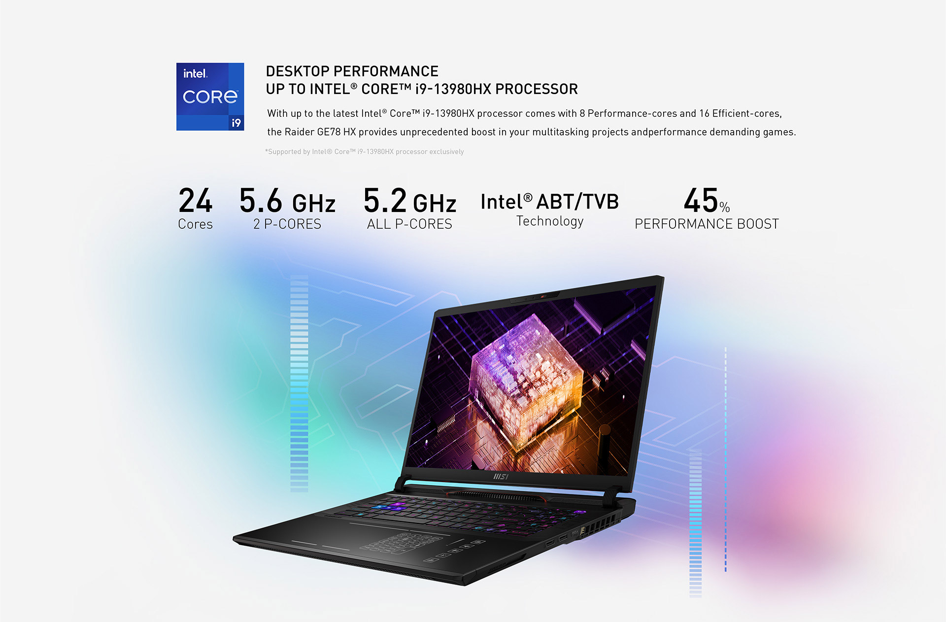 MSI Raider GE78HX SmartTP 13VG057US Gaming Laptop Intel Core i9